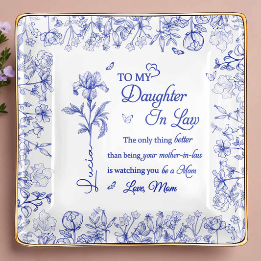 To My Daughter-In-Law, Love From Mom, Beautiful Flowers Design