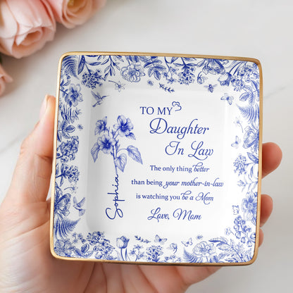 To My Daughter In Law, Flowers And Butterfly Theme