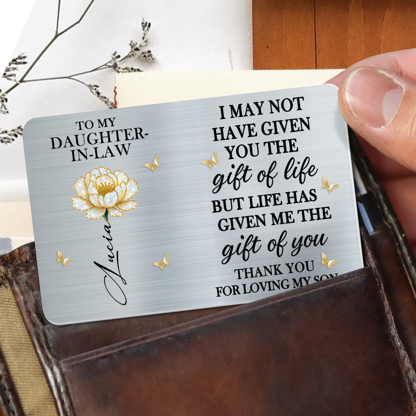 To My Daughter-In-Law, Thank You For Loving My Son