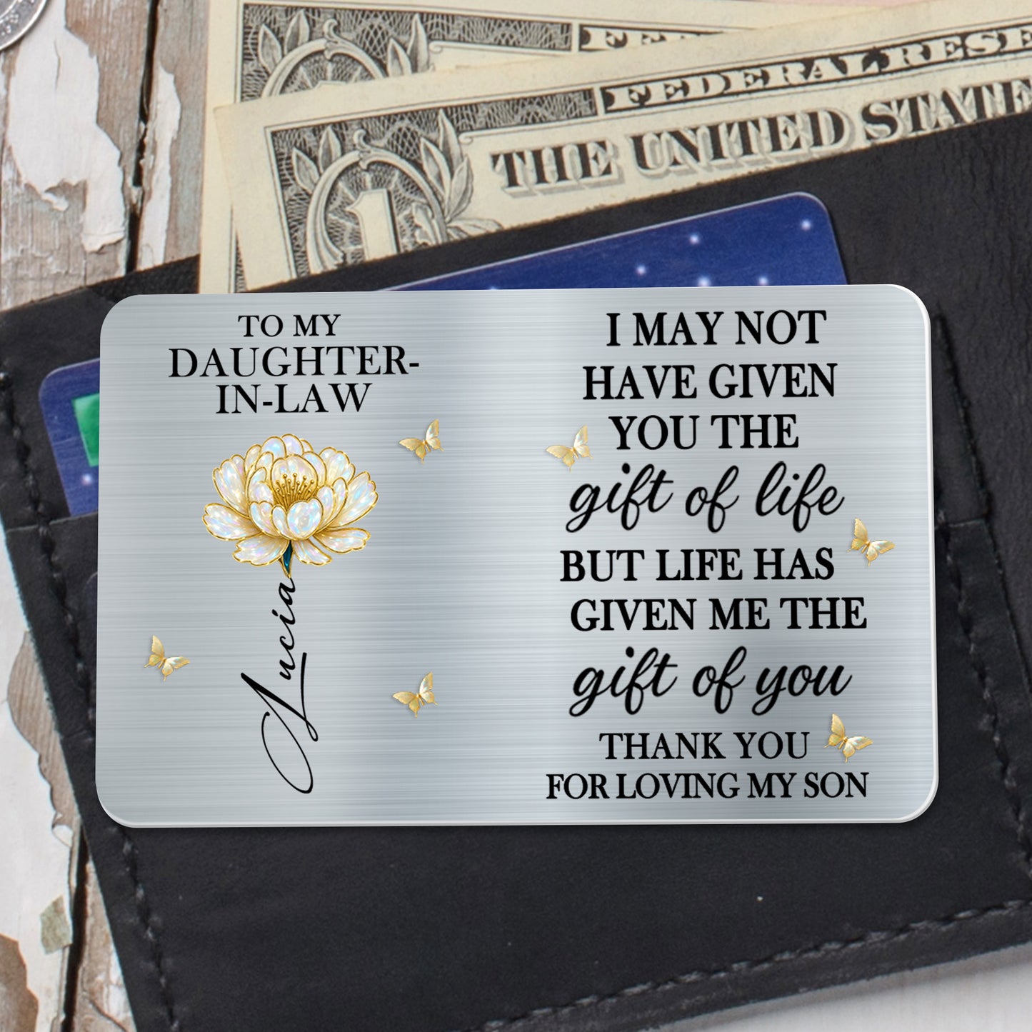 To My Daughter-In-Law, Thank You For Loving My Son