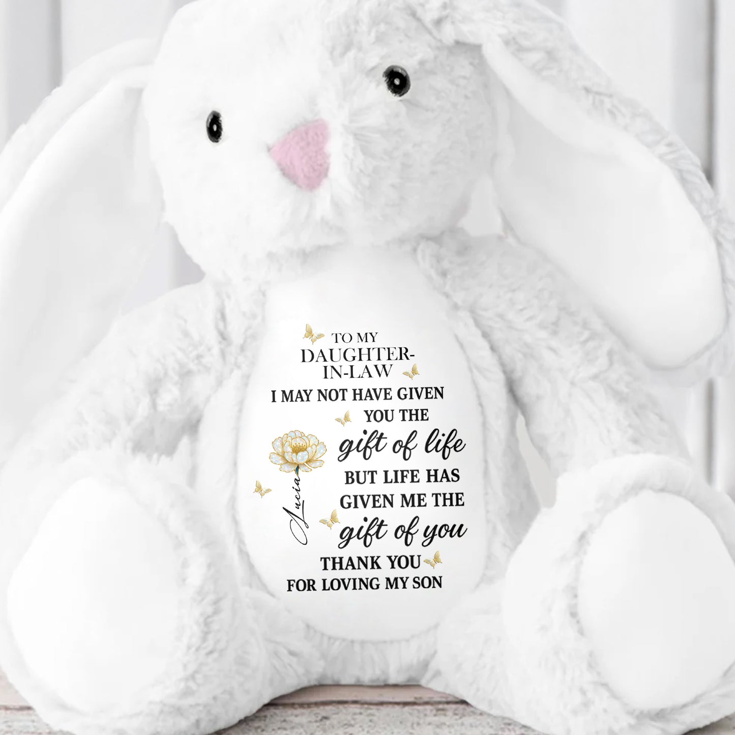 To My Daughter-In-Law, The Gift Of You, Flower