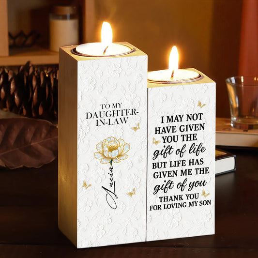 To My Daughter-In-Law, Thank You For Loving My Son, Flower