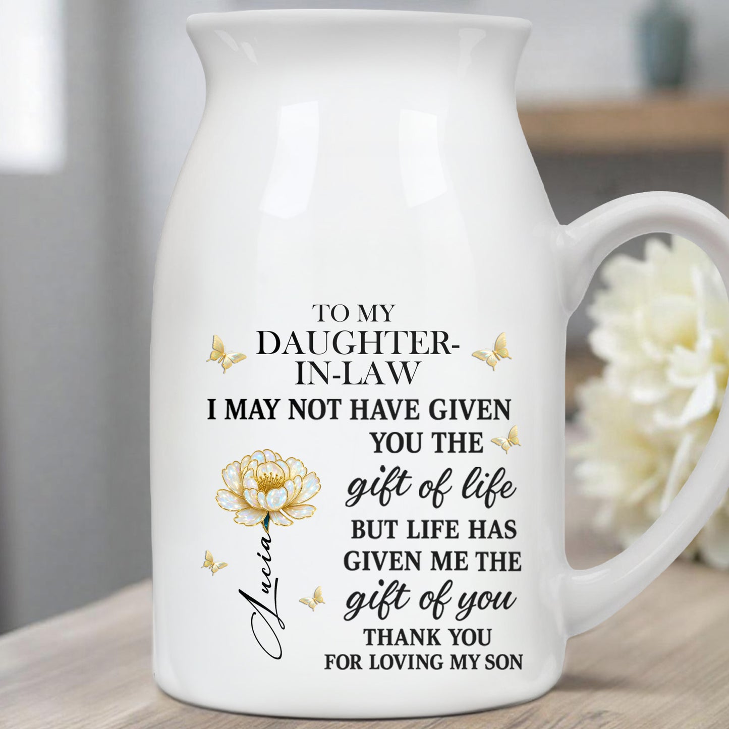 To My Daughter-In-Law, Thank You For Loving My Son