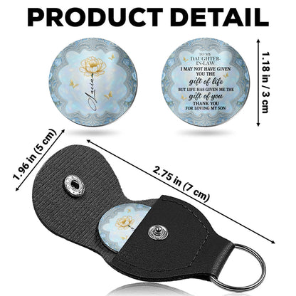 To My Daughter-In-Law, Gift Of Life, Flower And Butterflies Design