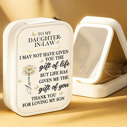 To My Daughter-In-Law, Thank You For Loving My Son, Flower