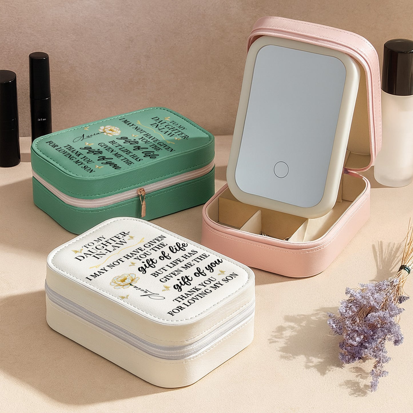 To My Daughter-In-Law, Thank You For Loving My Son, Flower