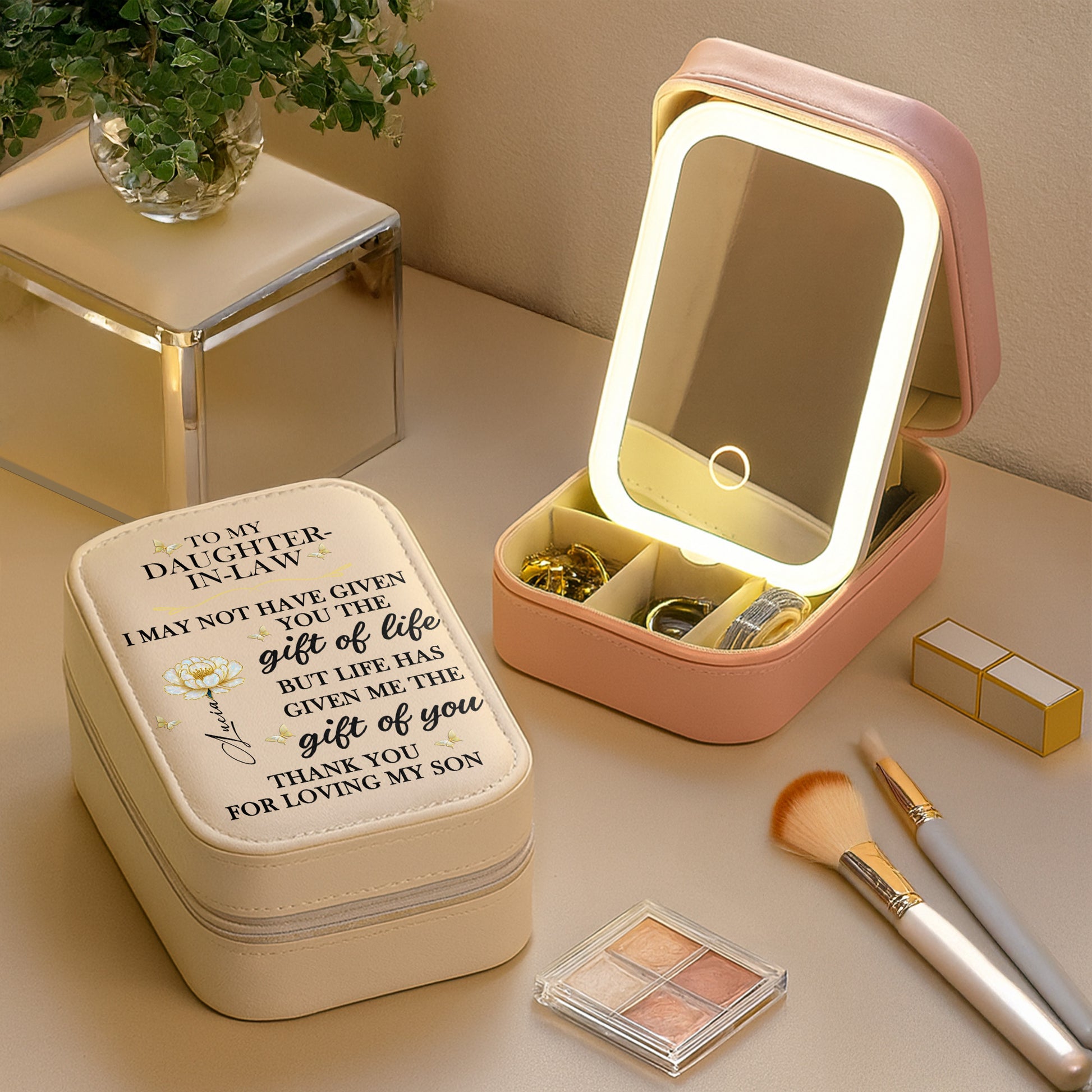 To My Daughter-In-Law, Thank You For Loving My Son, Flower