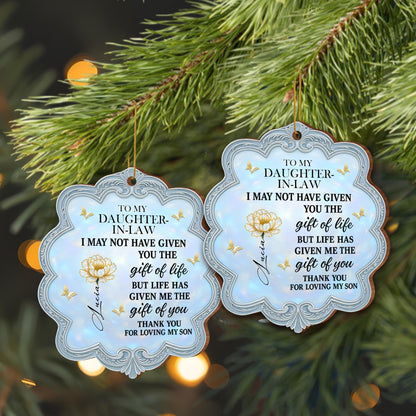 To My Daughter-In-Law, Thank You For Loving My Son