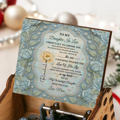 To My Daughter In Law, You Are The Blessing And Love Of His Life