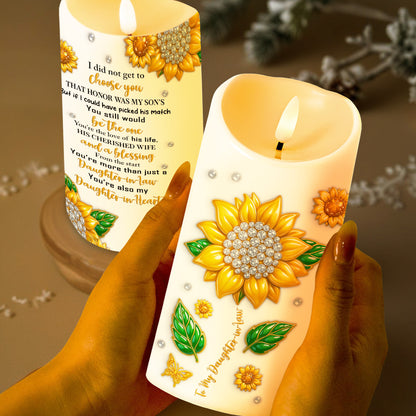 To My Daughter-In-Law, Sunflower And Butterfly Design