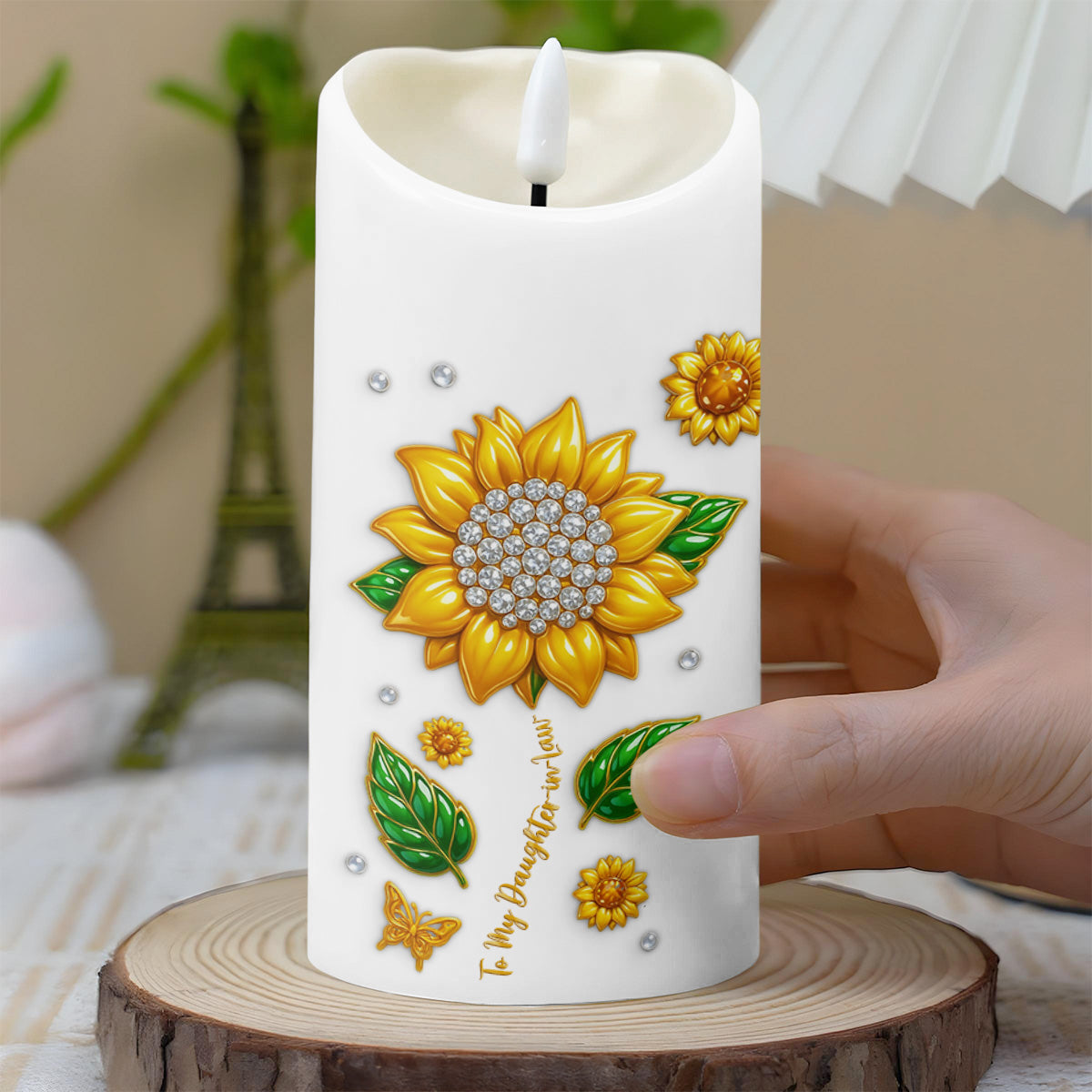 To My Daughter-In-Law, Sunflower And Butterfly Design