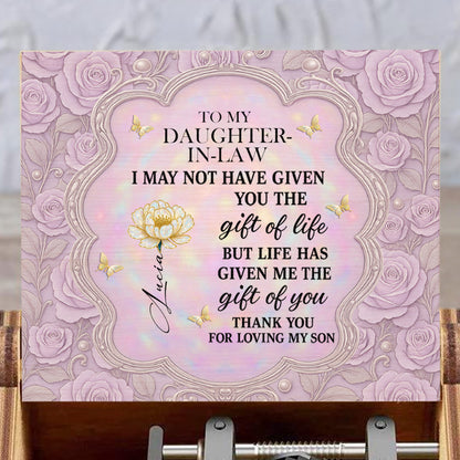 To My Daughter-In-Law, Roses And Butterfly Design