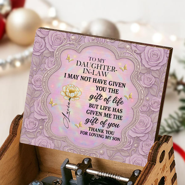 To My Daughter-In-Law, Roses And Butterfly Design