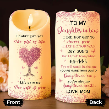 To My Daughter-in-Law, Heart Tree and Butterflies