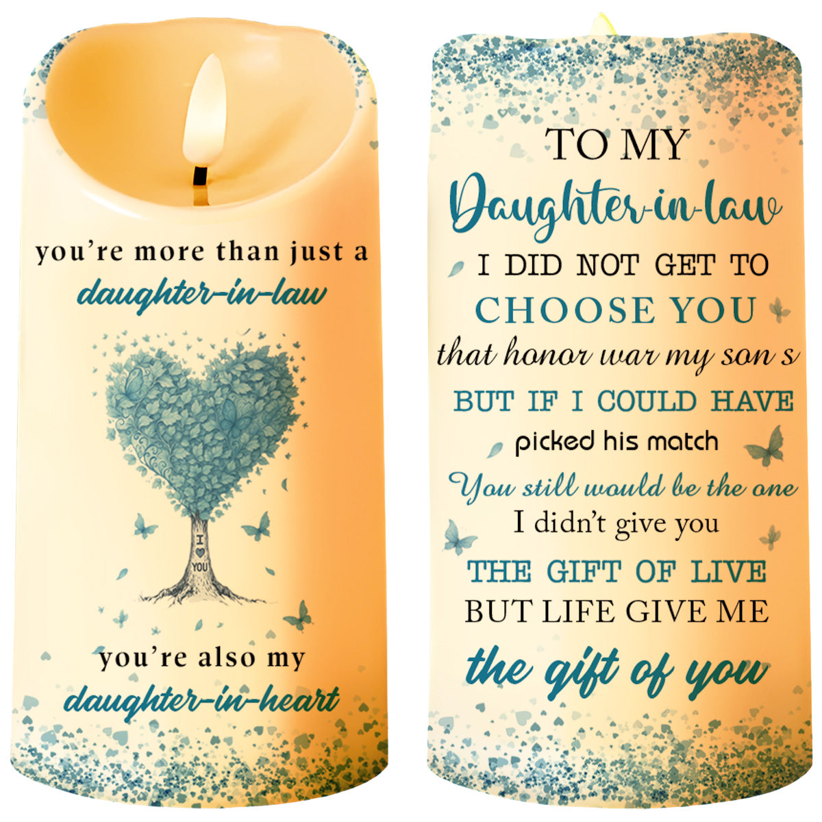 To My Daughter-In-Law, Heart and Tree Design
