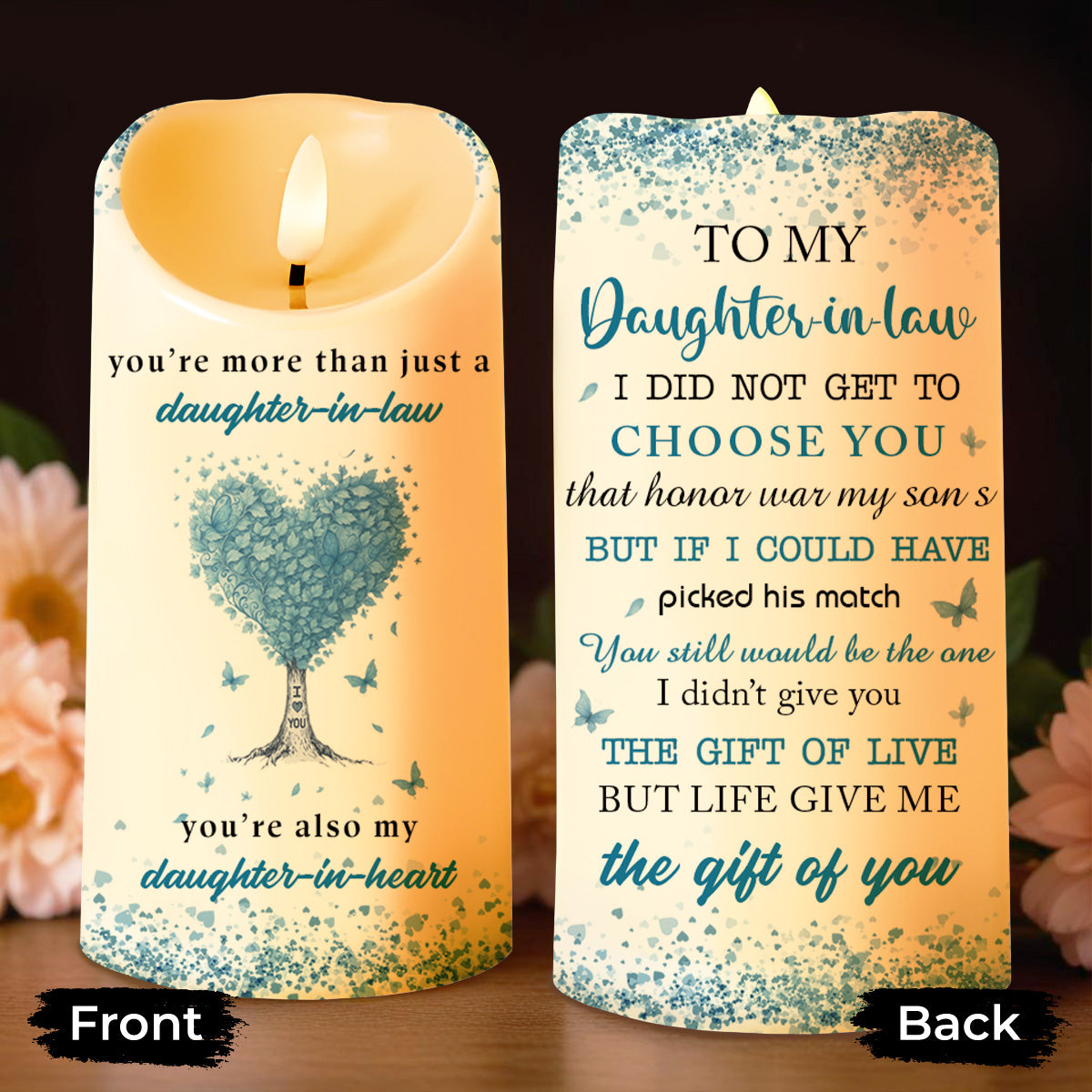 To My Daughter-In-Law, Heart and Tree Design