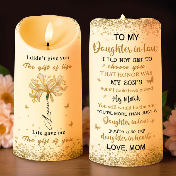 Gift Of Life, My Daughter-In-Law Love Message