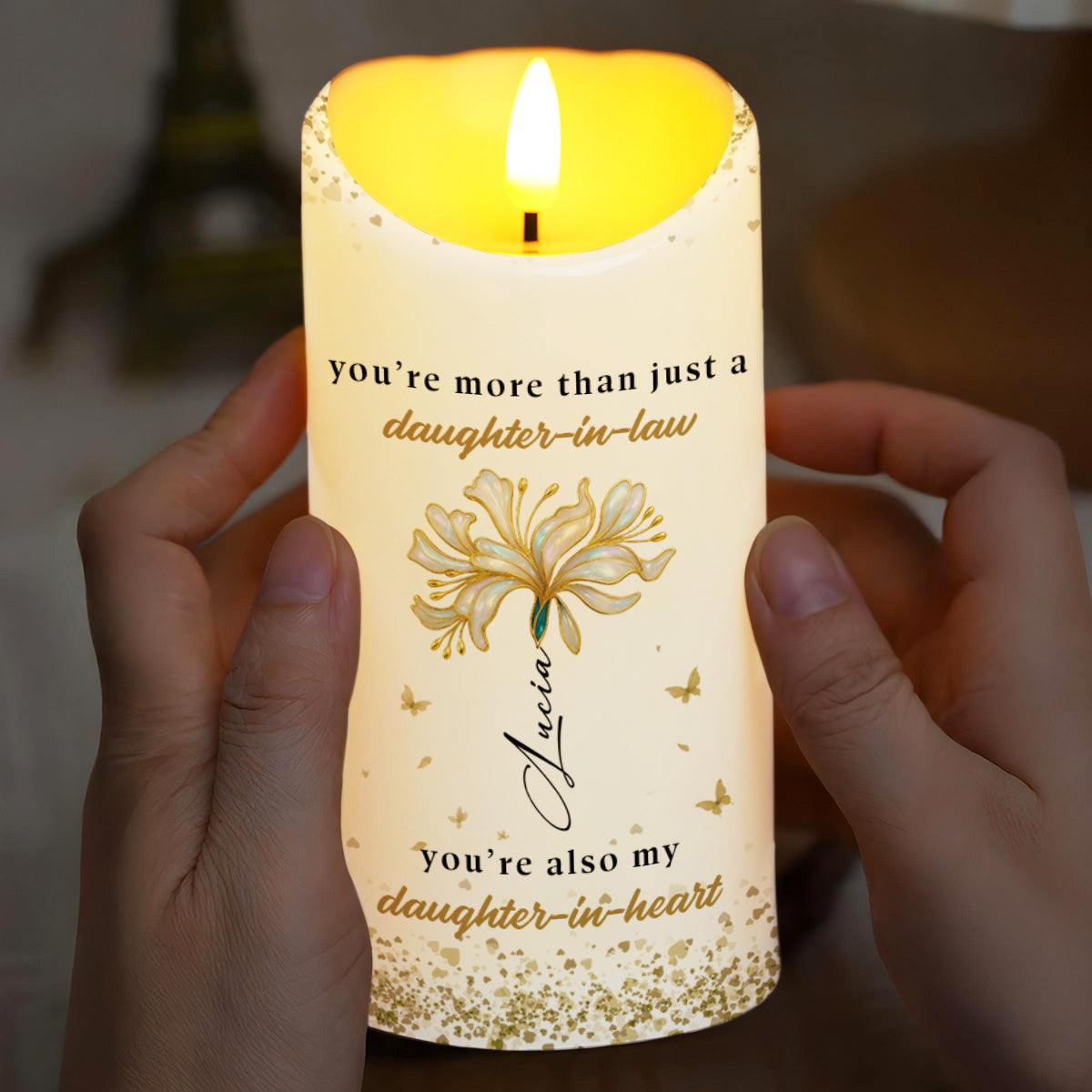 To My Daughter-In-Law, The Gift Of You, Flowers