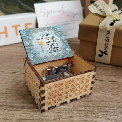 To My Daughter-In-Law, Blue Roses And Butterfly Heart Frame