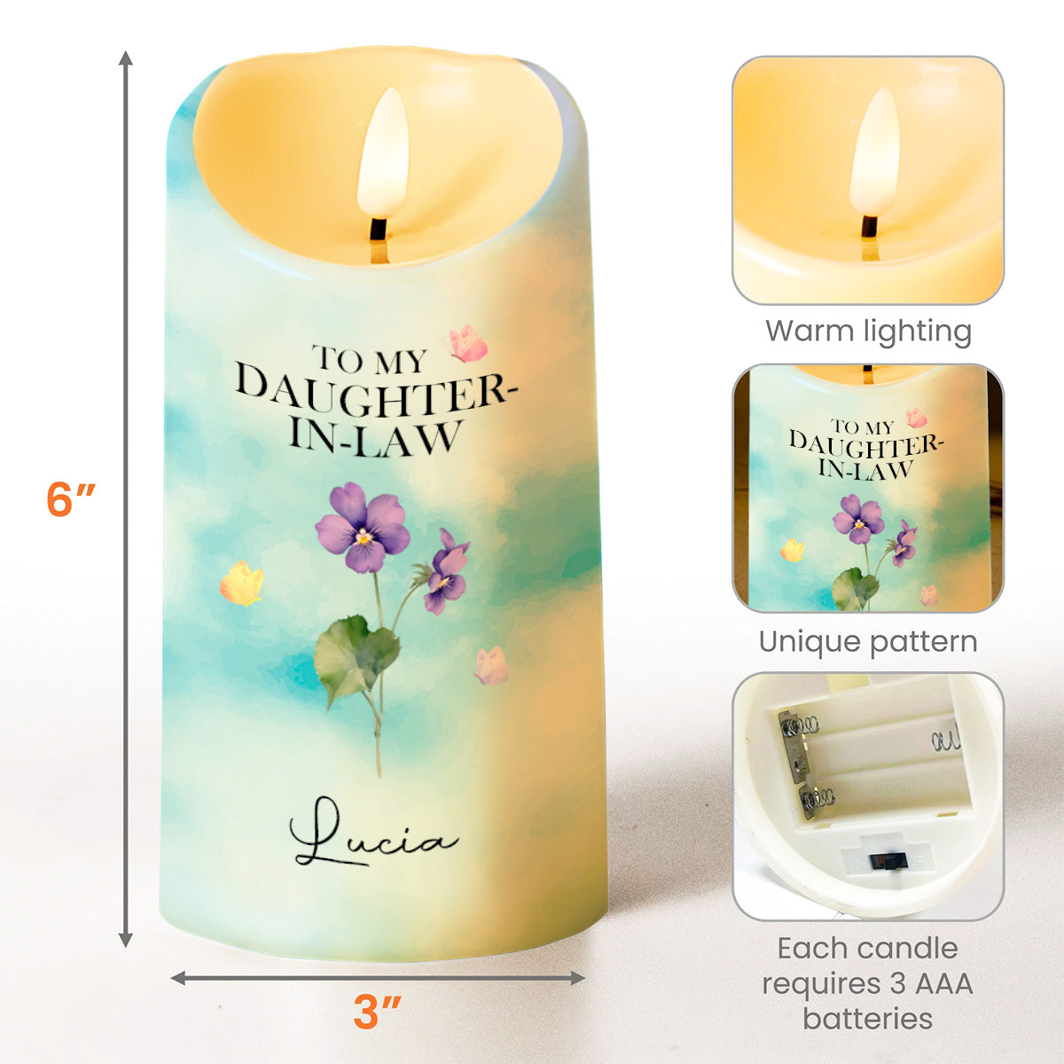 Gift Of You, Thank You For Loving My Son, Flowers and Butterflies