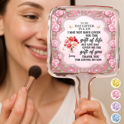 To My Daughter-In-Law, Life's Gift Of You, Flowers, Heart