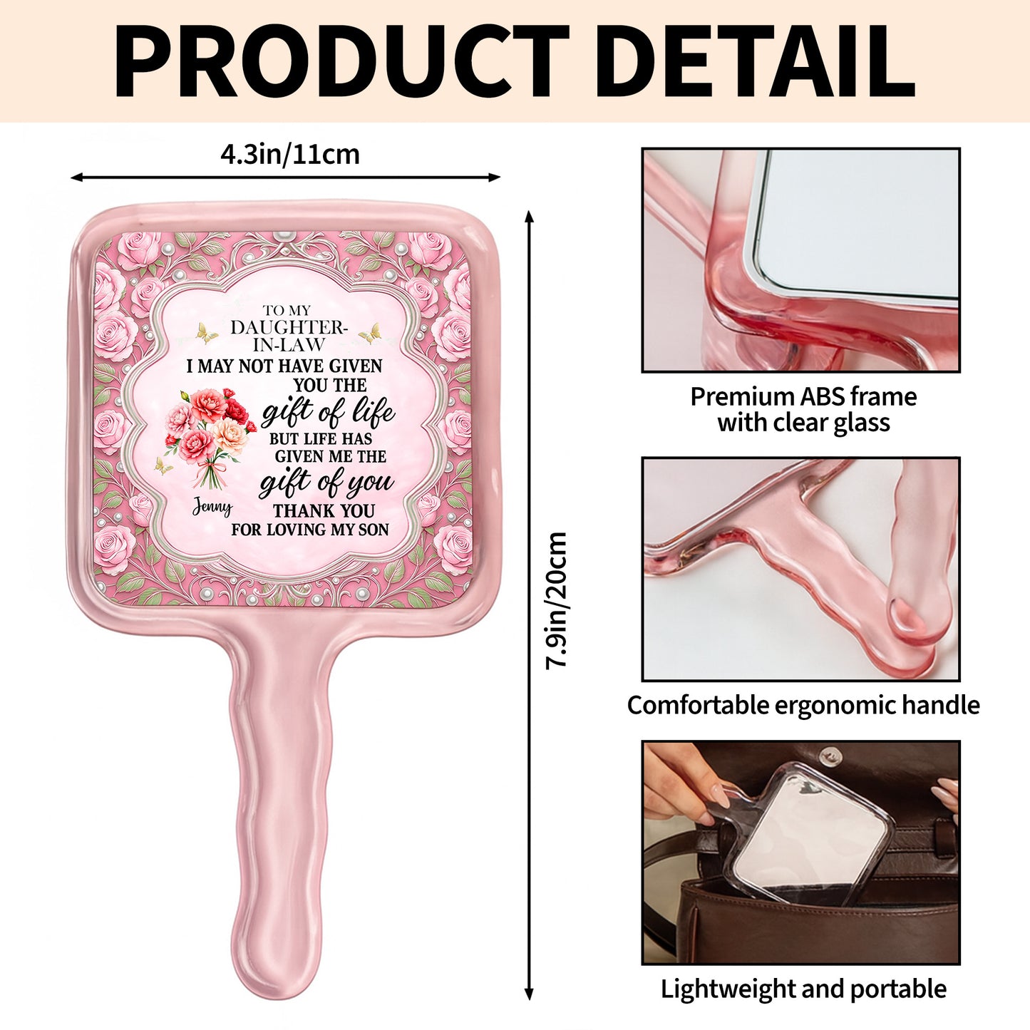 To My Daughter-In-Law, Life's Gift Of You, Flowers, Heart