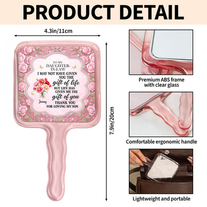 To My Daughter-In-Law, Life's Gift Of You, Flowers, Heart