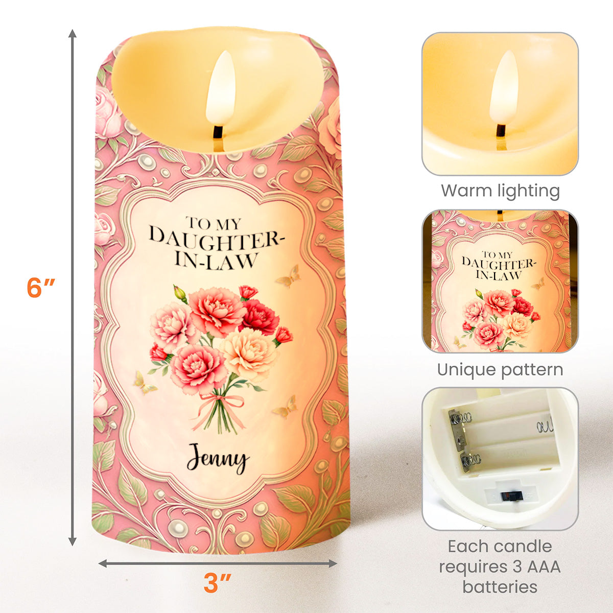 To My Daughter-In-Law, Gift Of Life, Flowers And Butterflies