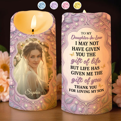 Gift For Daughter-In-Law, Loving Words With Flowers