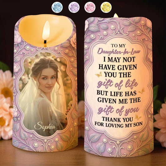 Gift For Daughter-In-Law, Loving Words With Flowers