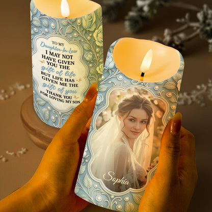 Gift For Daughter-In-Law, Loving Words With Flowers