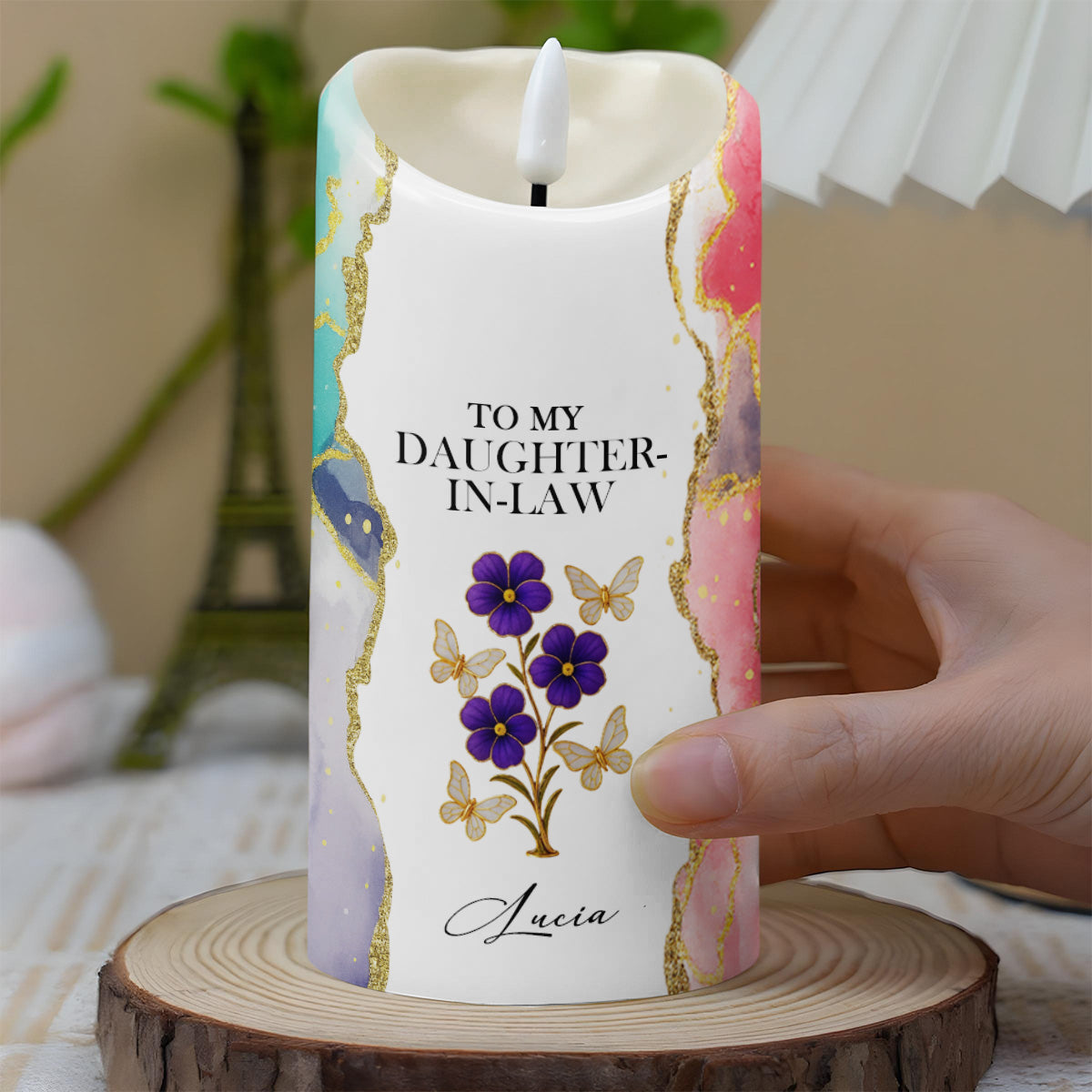 Gift Of Life, Thank You For Loving My Son, Flowers And Butterflies Design