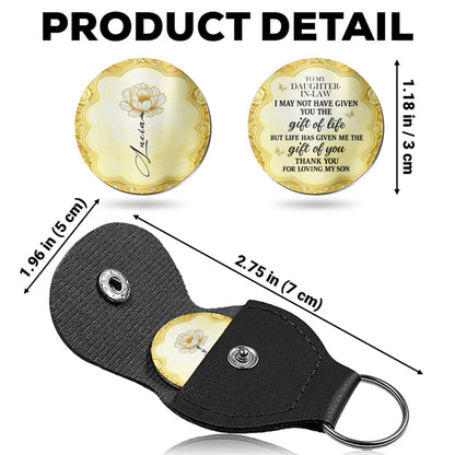 To My Daughter-In-Law, Thank You For Loving My Son, Floral Design