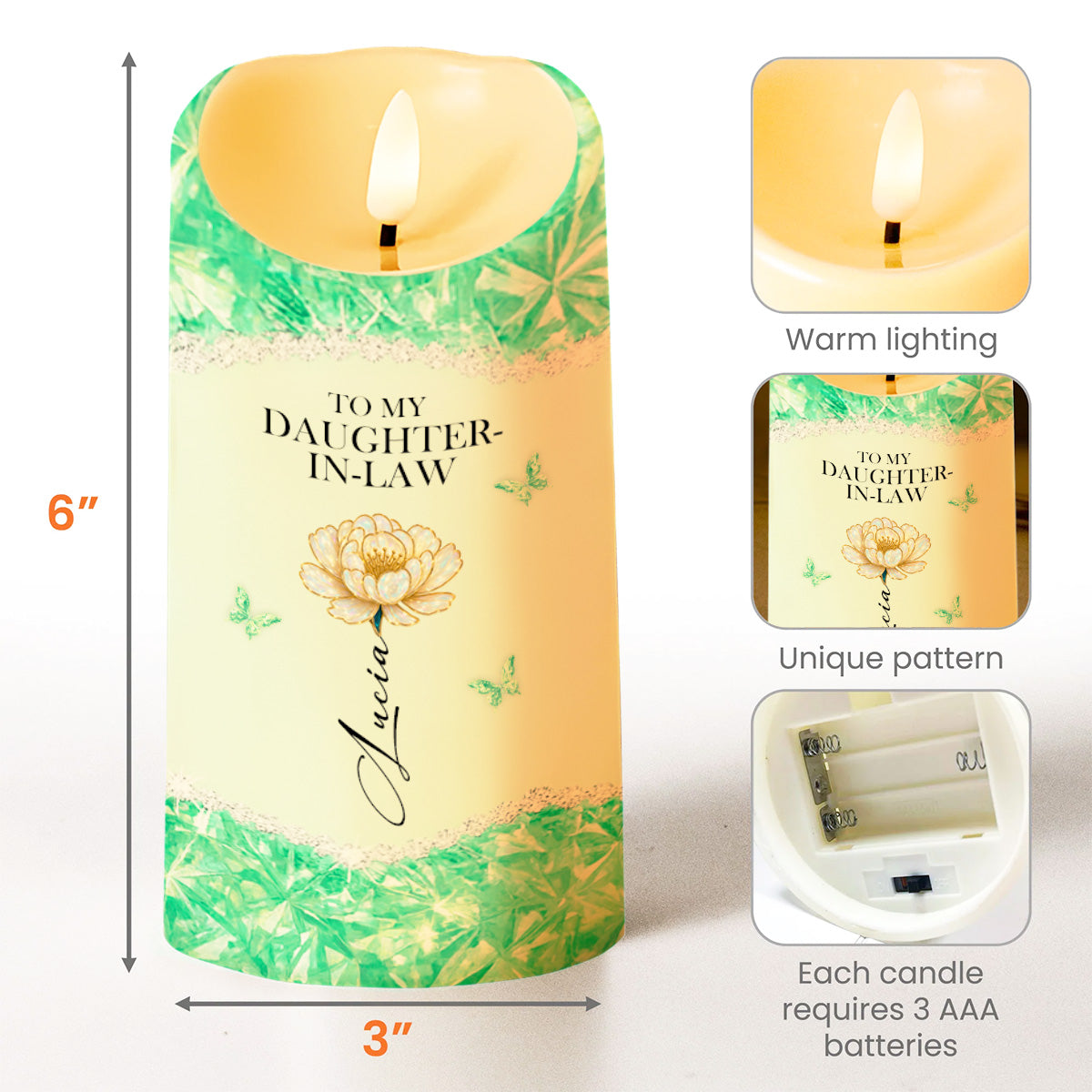 To My Daughter-In-Law, Flower And Butterflies