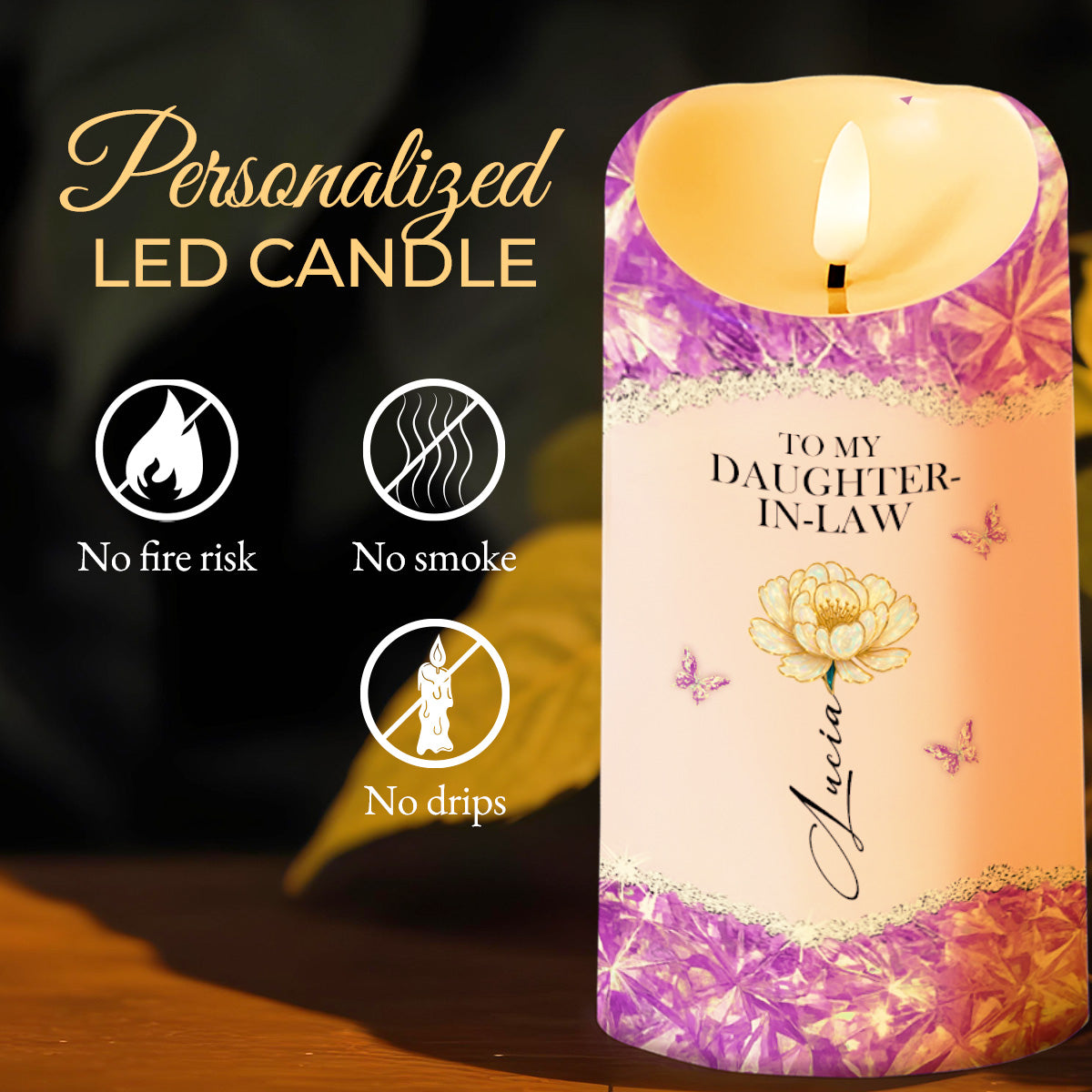 To My Daughter-In-Law, Flower And Butterflies