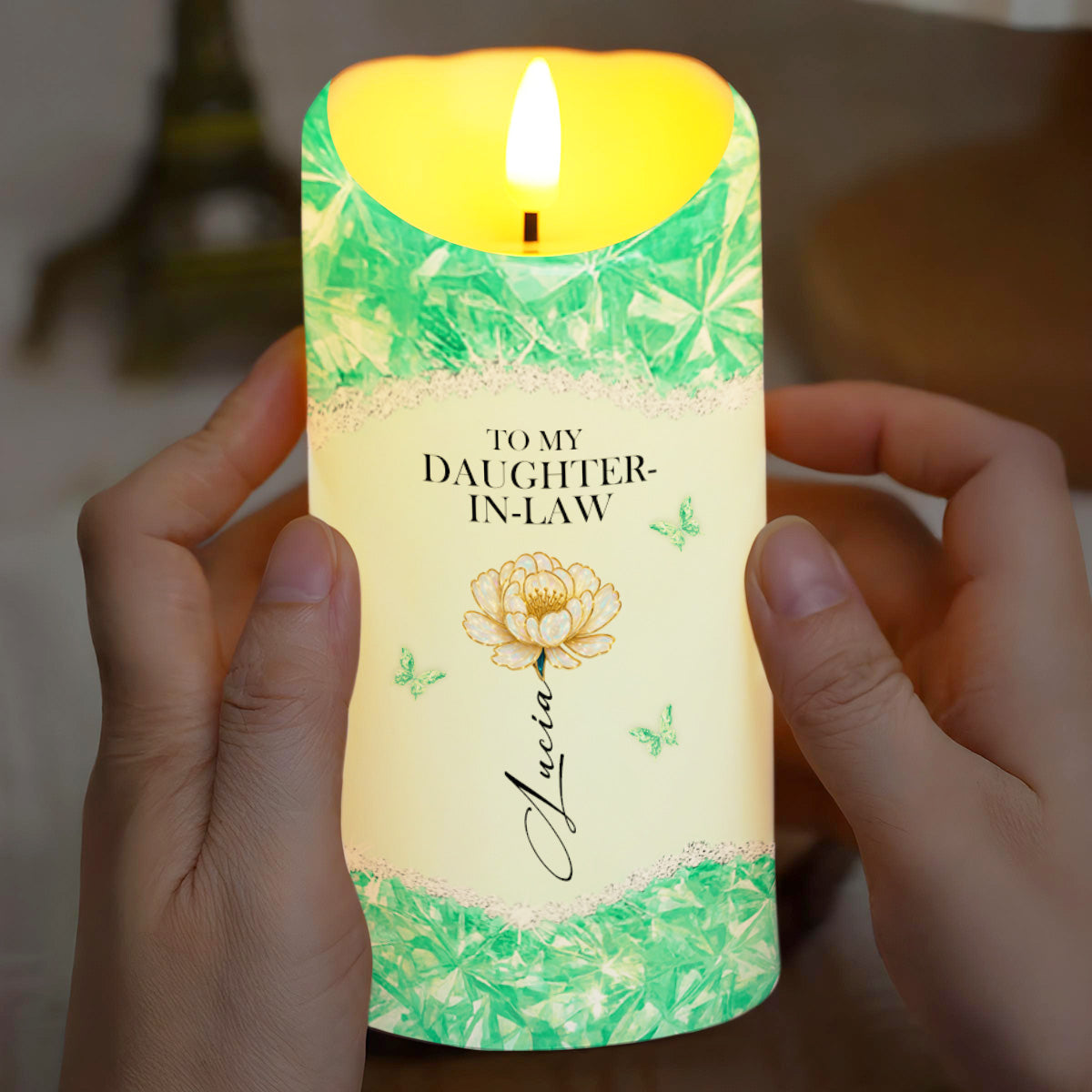 To My Daughter-In-Law, Flower And Butterflies