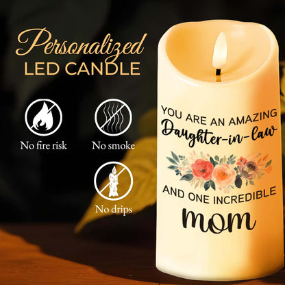 Amazing Daughter-In-Law, Incredible Mom, Beautiful Flowers