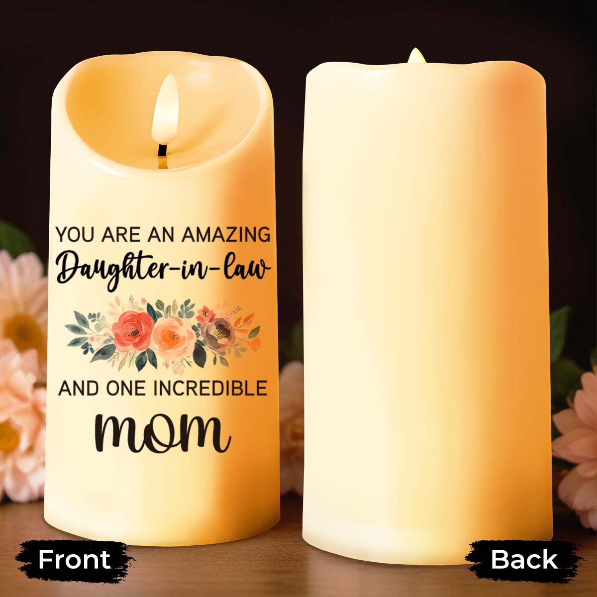 Amazing Daughter-In-Law, Incredible Mom, Beautiful Flowers