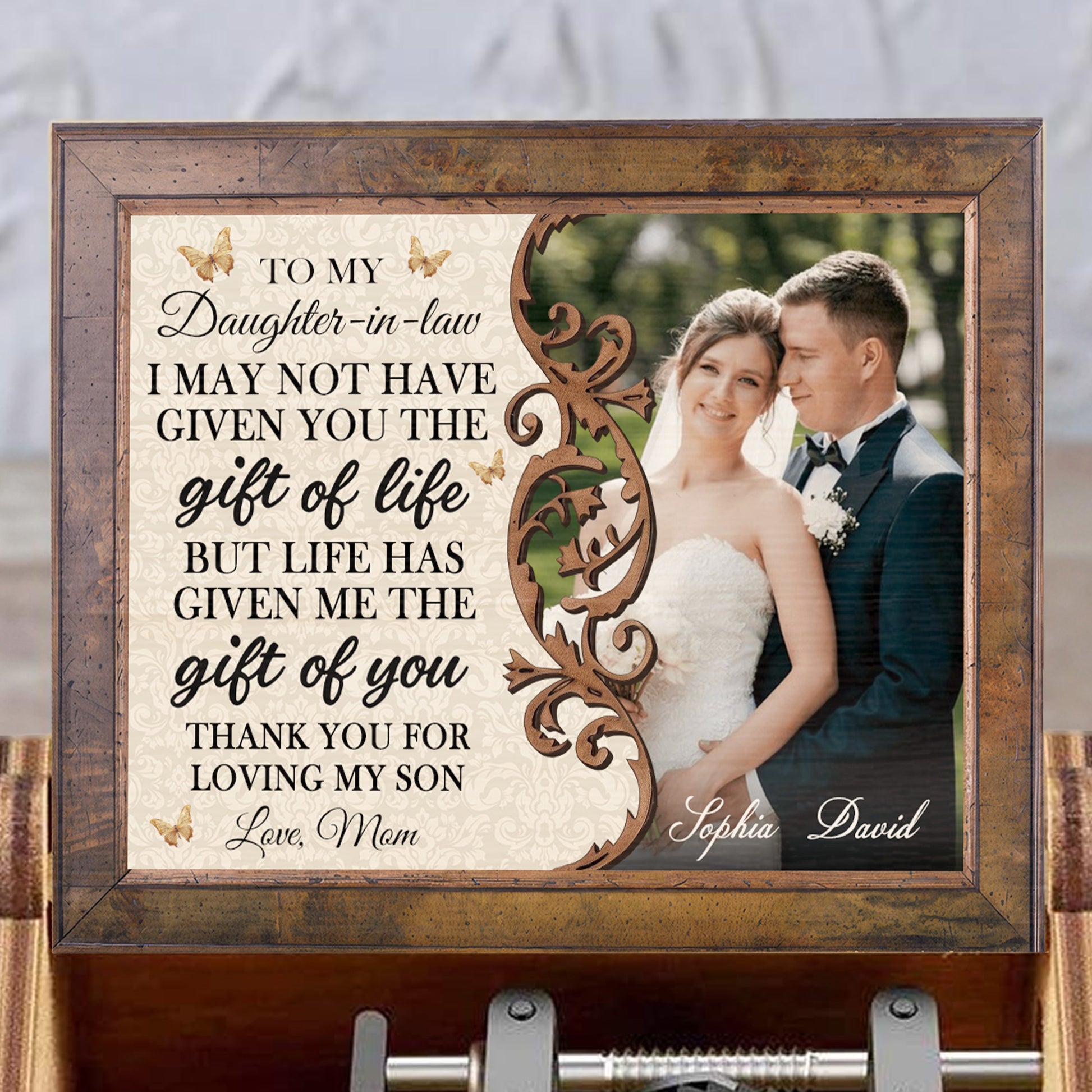 Gift Of You Swirl Patterns And Leaves Enclosure