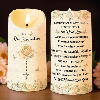 To My Daughter-in-Law, Love Forever With Butterflies And Flowers