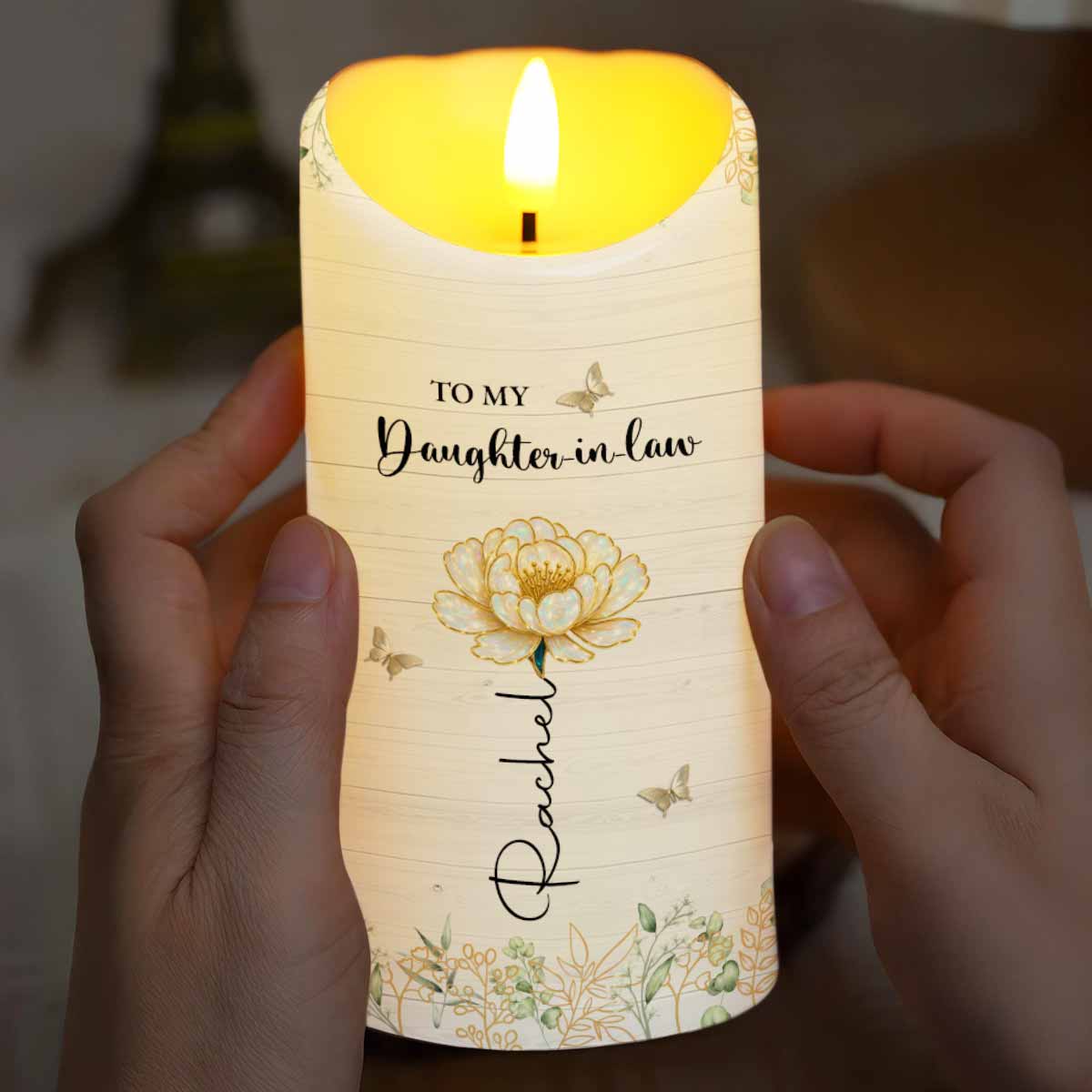 To My Daughter-in-Law, Love Forever With Butterflies And Flowers