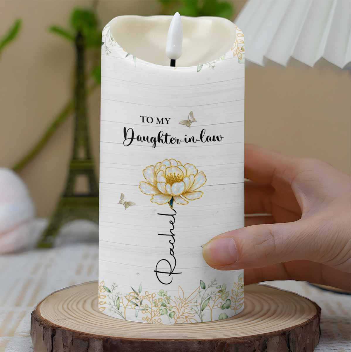 To My Daughter-in-Law, Love Forever With Butterflies And Flowers