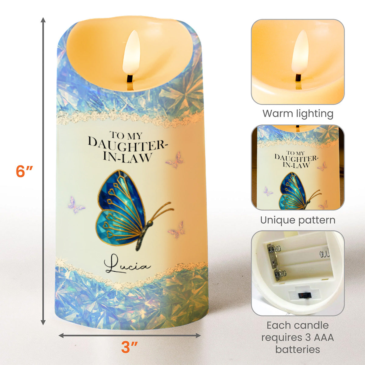 To My Daughter-In-Law, Loving Gift With Butterfly And Flowers