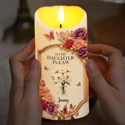 To My Daughter-In-Law, Roses And Butterflies Design