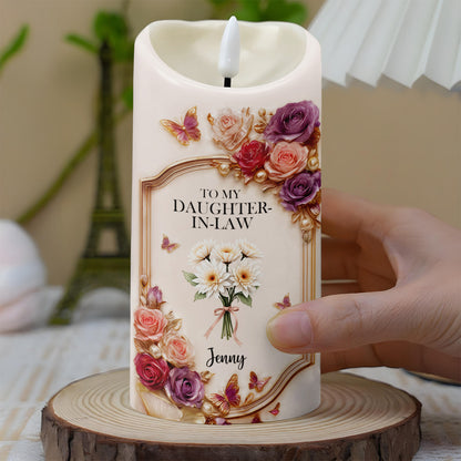 To My Daughter-In-Law, Roses And Butterflies Design