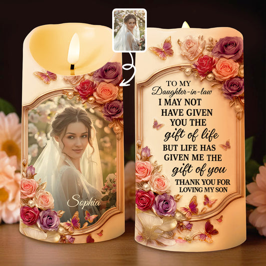 To My Daughter-in-Law, Gift of Life, Roses and Butterflies