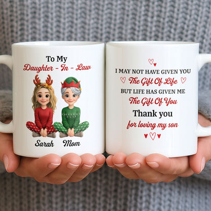 To My Daughter-In-Law, Thank You For Loving My Son, Christmas Reindeer Antlers