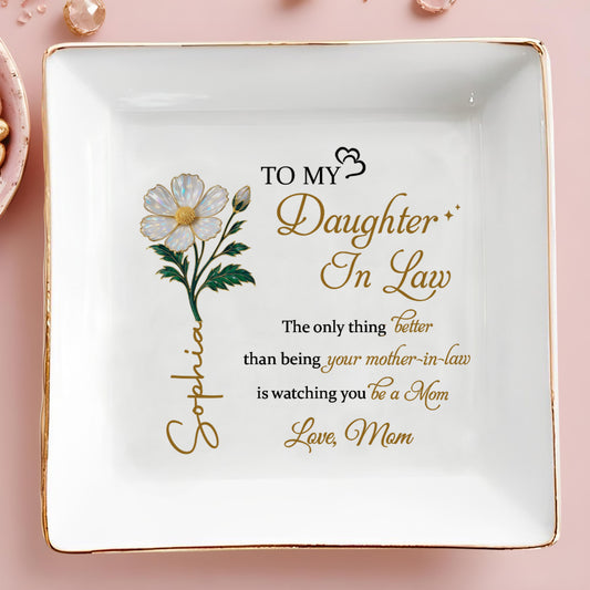 To My Daughter-In-Law, Watching You Be A Mom, Flower Design