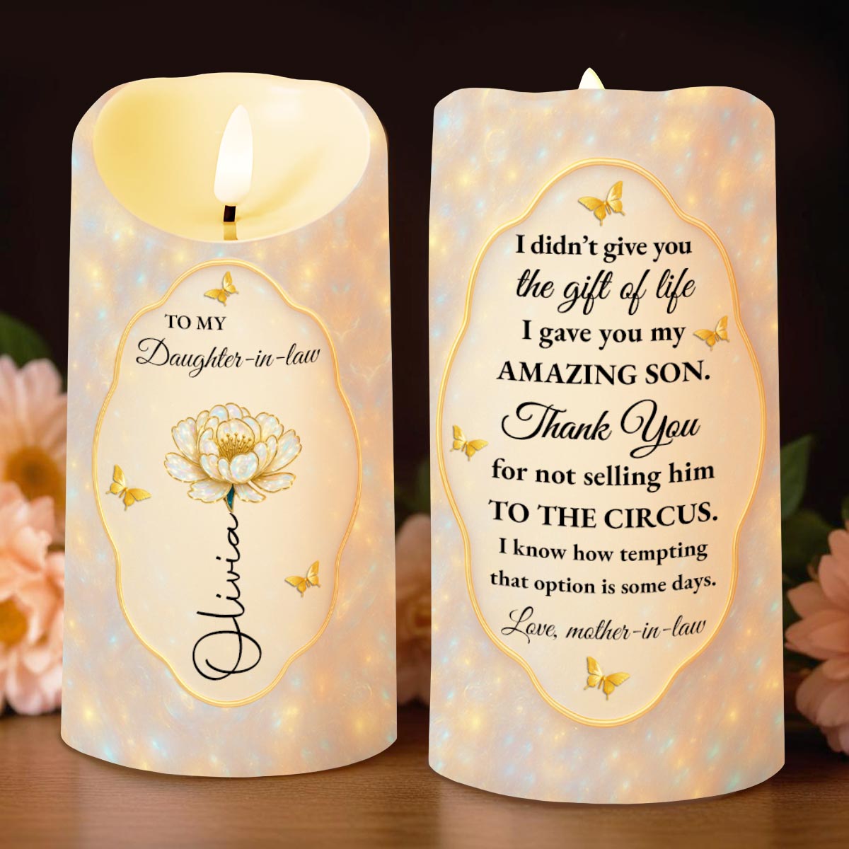 Thank You For Not Selling Him To The Circus, Flowers and Butterflies