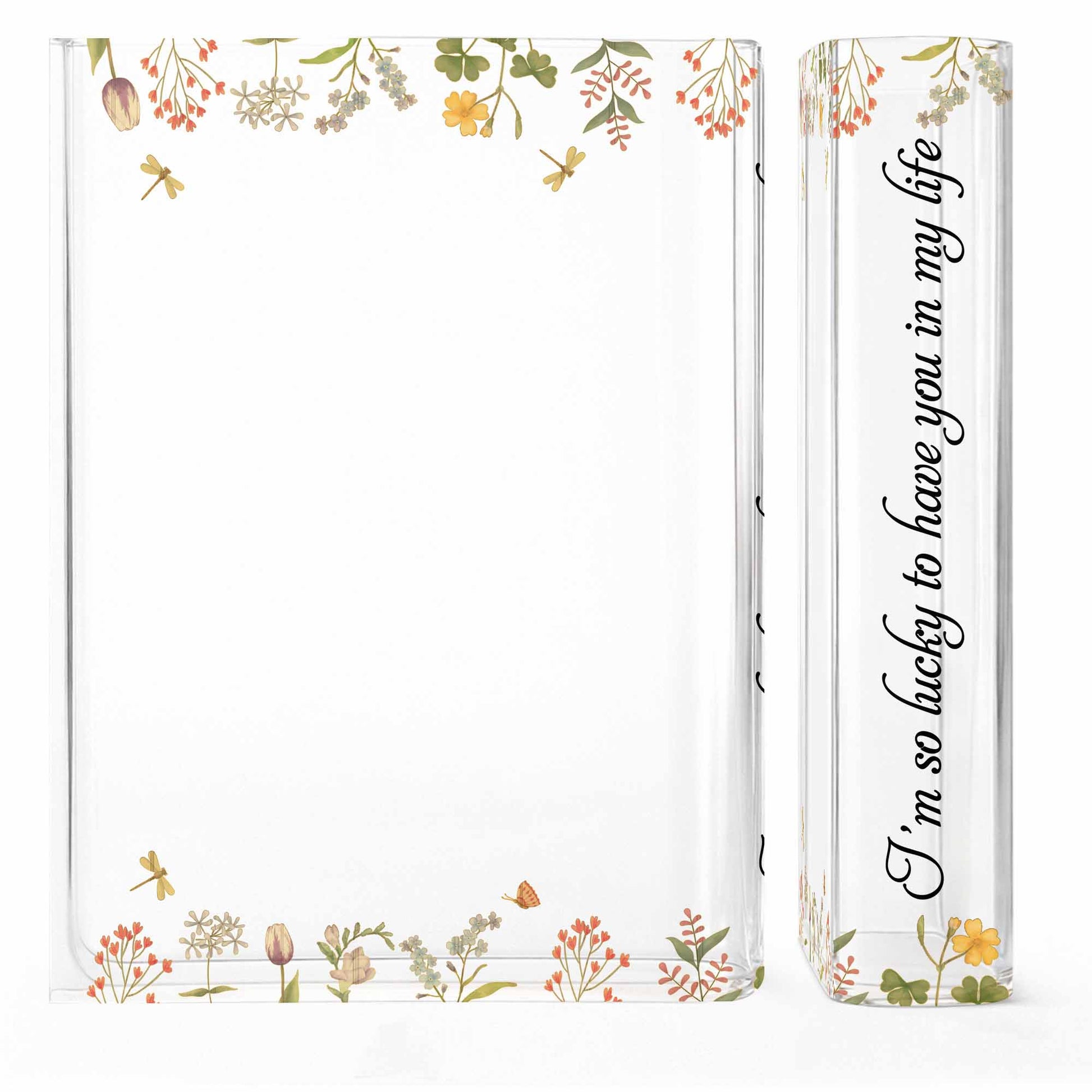Watching You Be a Mom, Flowers and Butterfly Design